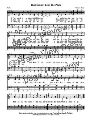 Song: That Sounds Like The Place