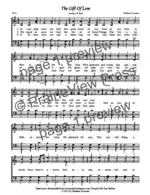 Song: The Gift Of Love