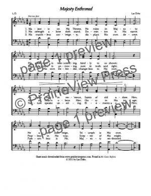 Song: Majesty Enthroned