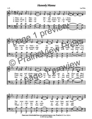 Song: Heavenly Manna