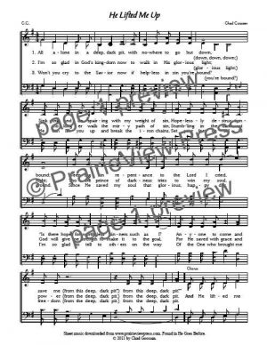 Song: He Lifted Me Up
