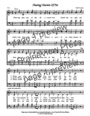 Song: Flaming Chariots Of Fire