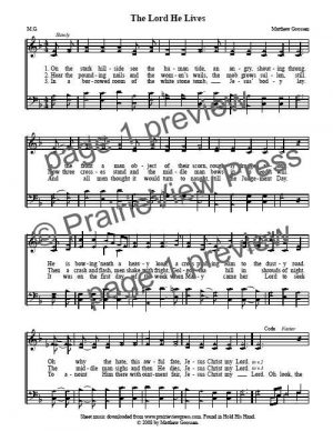 Song: The Lord He Lives