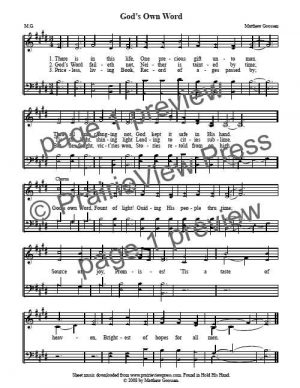 Song: God's Own Word