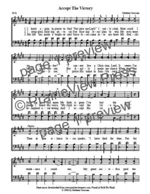 Song: Accept The Victory