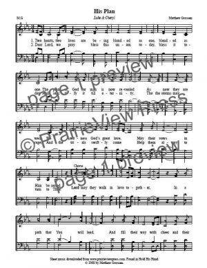 Song: His Plan