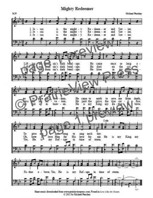 Song: Mighty Redeemer