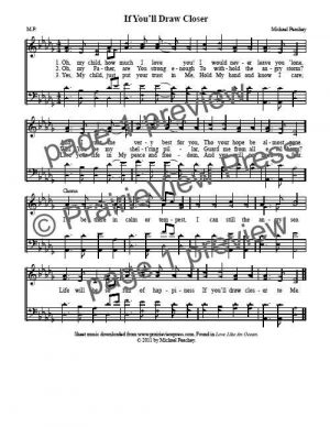 Song: If You'll Draw Closer