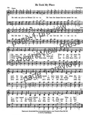 Song: He Took My Place