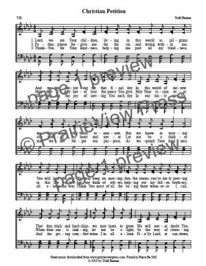 Song: Christian Petition