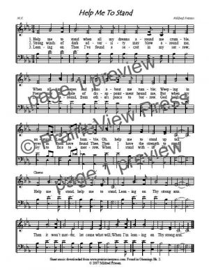 Song: Help Me To Stand