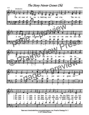 Song: The Story Never Grows Old