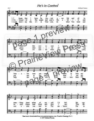 Song: He's In Control