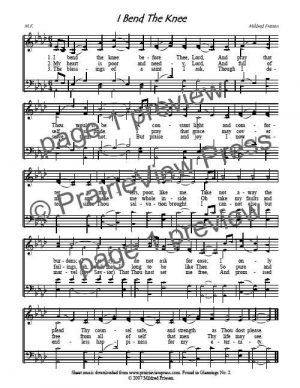 Song: I Bend The Knee