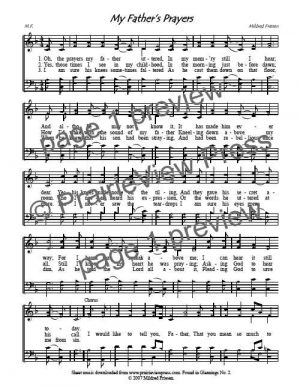 Song: My Father's Prayers