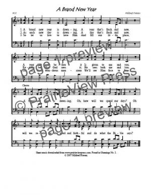 Song: A Brand New Year