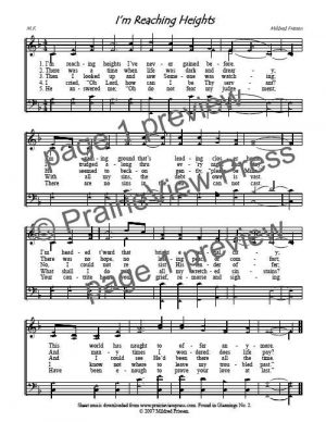 Song: I'm Reaching Heights