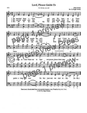 Song: Lord Please Guide Us