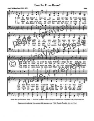 Song: How Far From Home