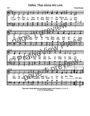 Song: Father Thee Alone We Love