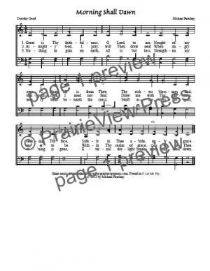 Song: Morning Shall Dawn