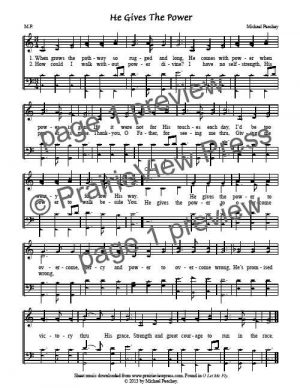 Song: He Gives The Power