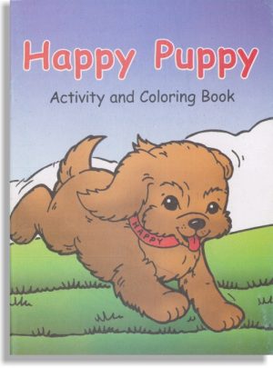 Happy Puppy Activity and Coloring Book
