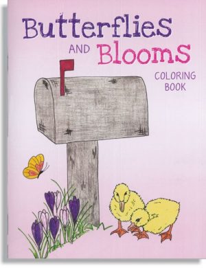Butterflies and Blooms Coloring Book