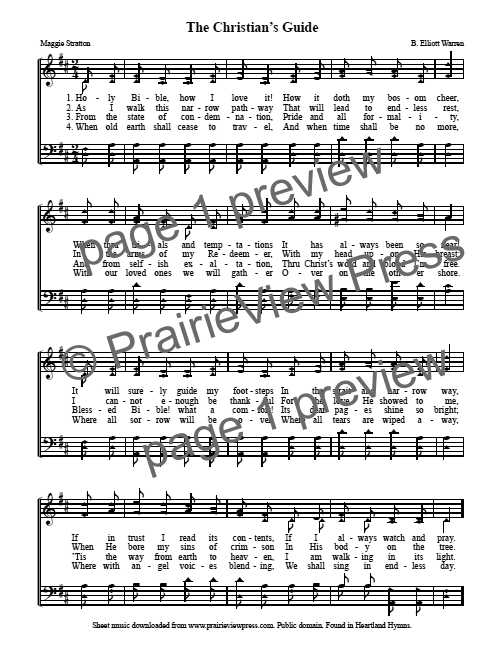 Song: The Christian's Guide