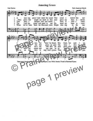 Song: Amazing Grace