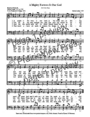 Song: A Mighty Fortress