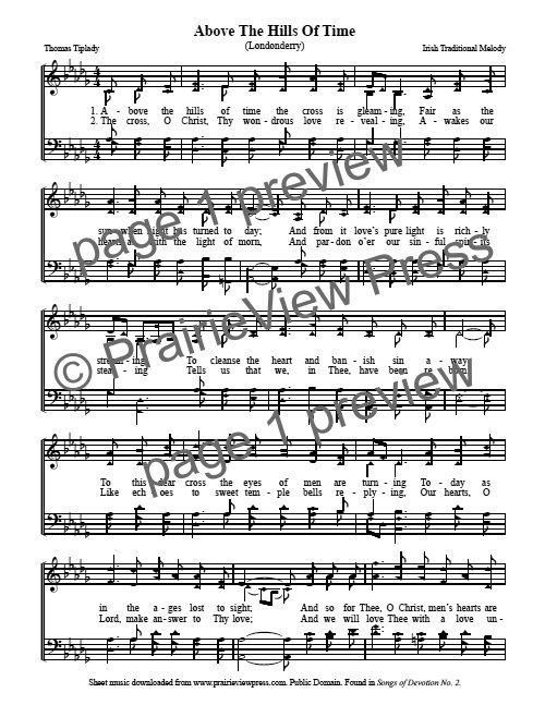 Song: Above The Hills Of Time