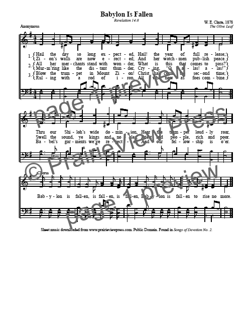 Song: Babylon Is Fallen