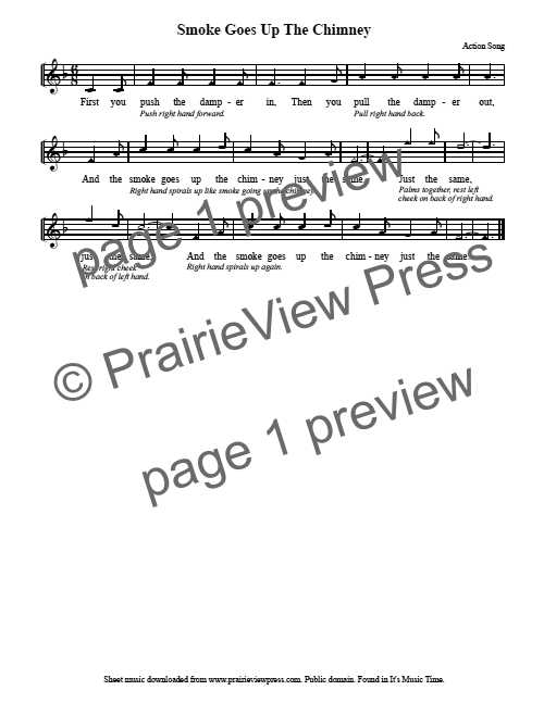 Song: Smoke Goes Up The Chimney