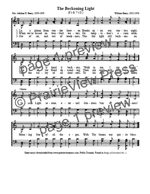 Song: The Beckoning Light