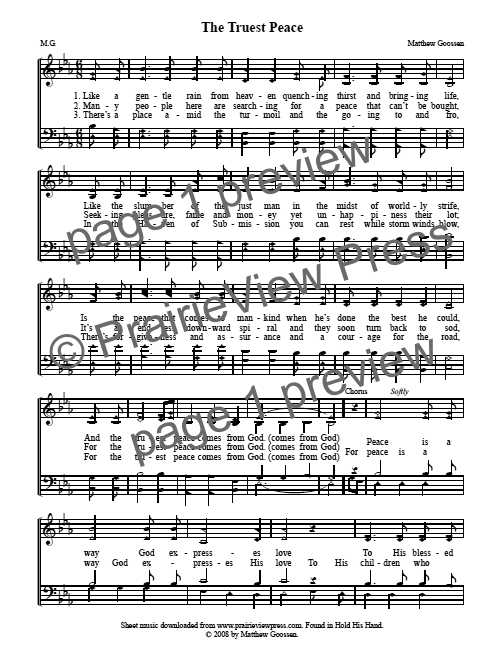 Song: The Truest Peace