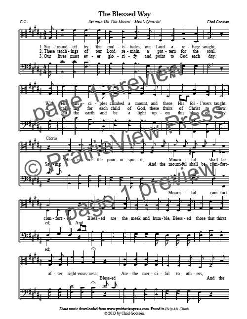 Song: The Blessed Way