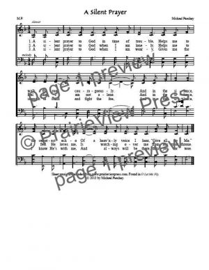 Song: A Silent Prayer