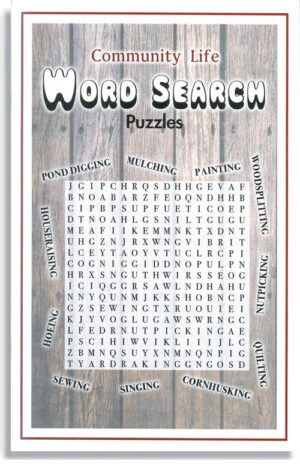 Community Life Word Search Puzzles